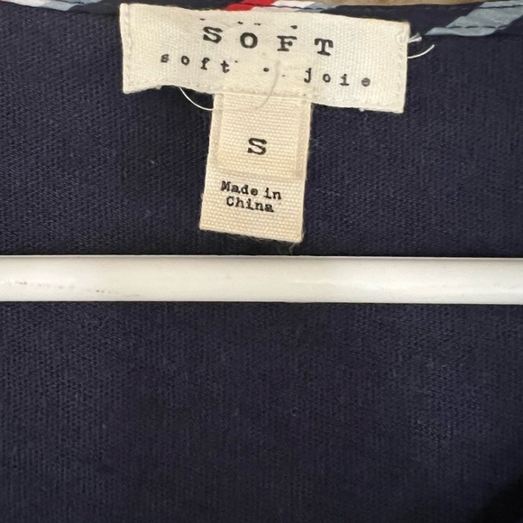 Soft Joie Silk Linen Striped Pocket Sleeveless Dress Small Coastal Grandma - Picture 5 of 7